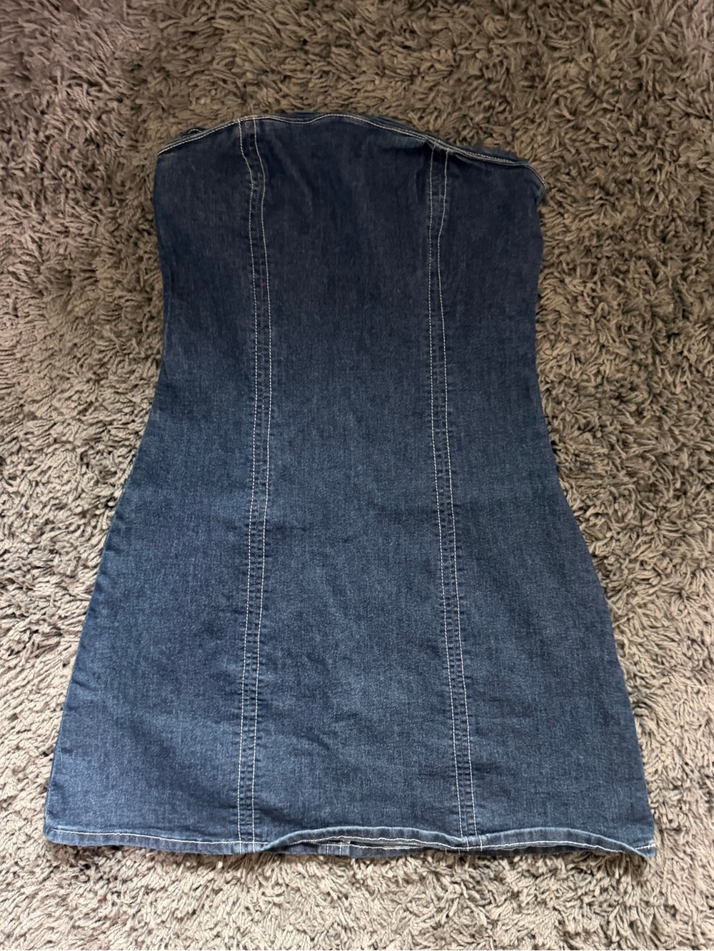 HM denim mini dress